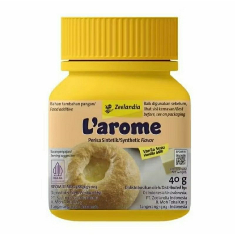 

larome perisa vanila susu