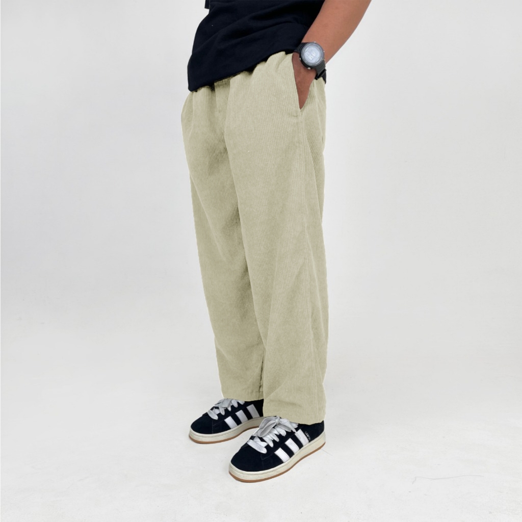 Fairgoods Celana Panjang Corduroy Khaki