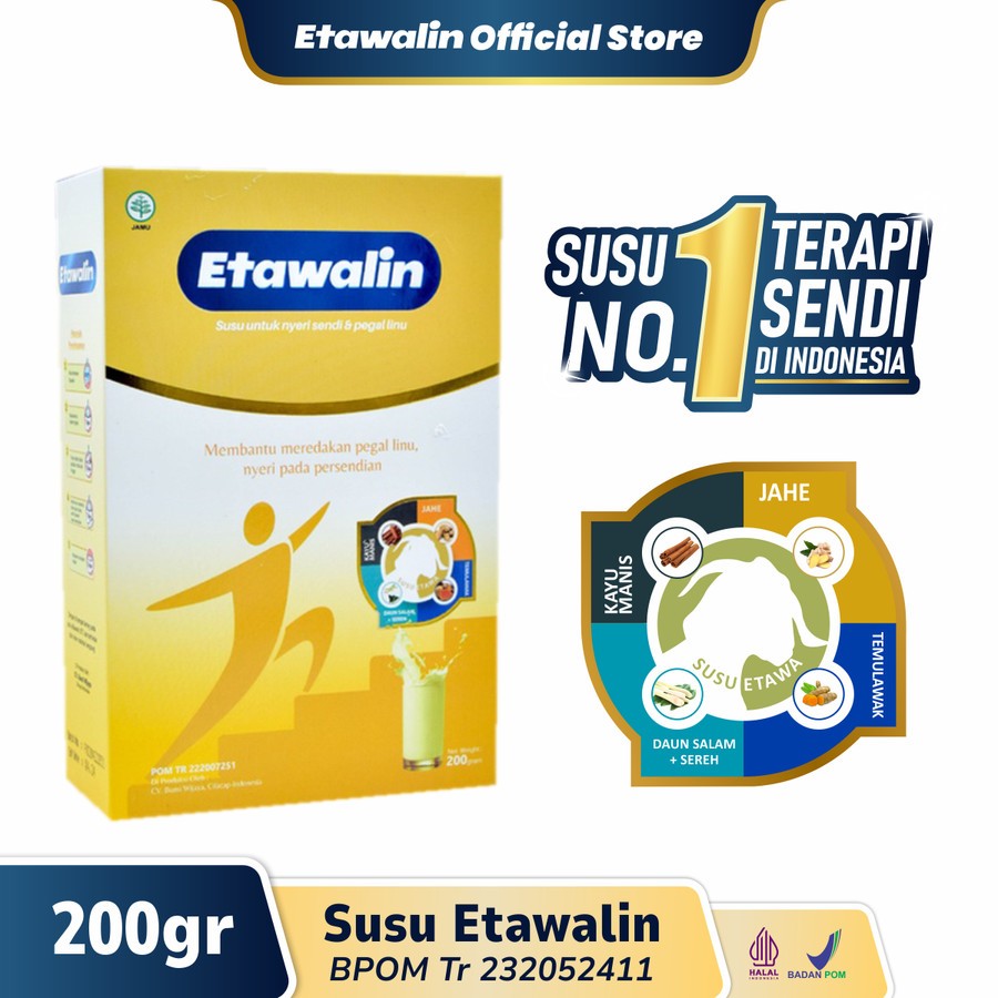 

Etawalin - Susu Kambing Atasi Nyeri Sendi Sakit Lutut Dan Asam Urat Original Halal BPOM