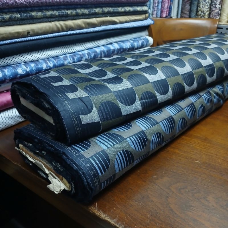 Kain katun premium/ Kain katun Italy /kain katun kemeja Motif