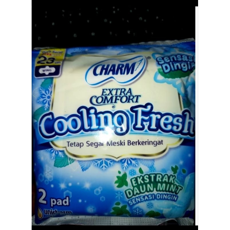 Pembalut / Softex Charm cooling fresh Renceng
