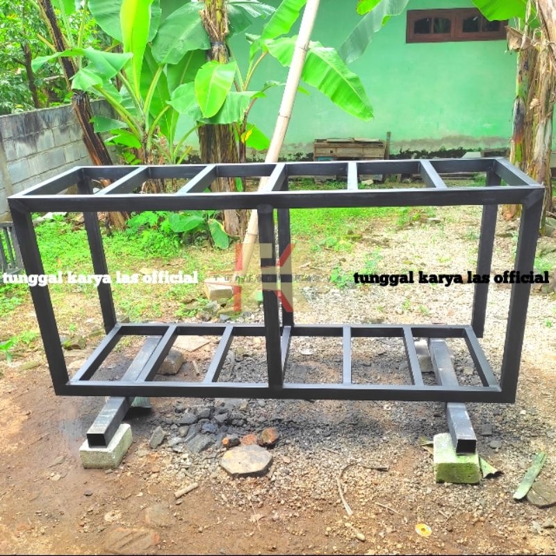 Rak Akuarium Besi Hollow Tempat Rak Aquarium Dudukan Meja Aquarium Besi Serbaguna Minimalis Modern