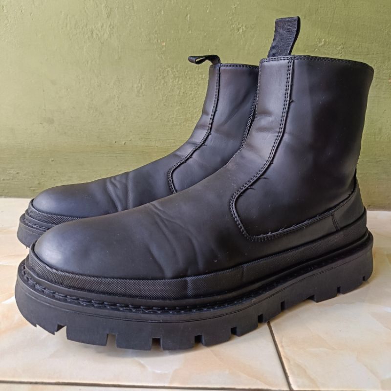 SEPATU ZARA CHELSEA BOOTS ZIPPER ZARA BOOTS HIGH