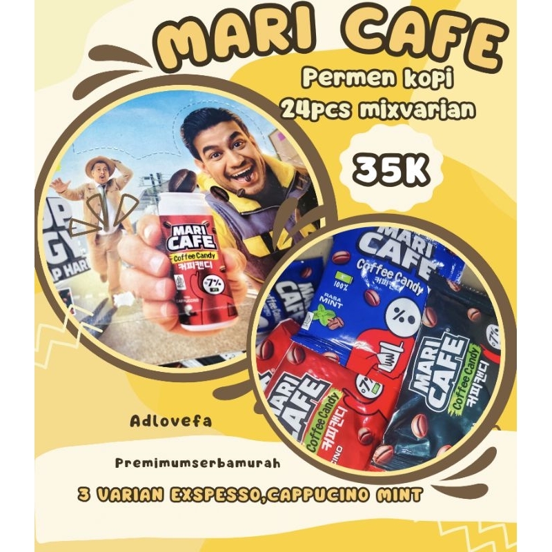 

MARI CAFE 1BOX ISI 24PCS MIX3VARIAN