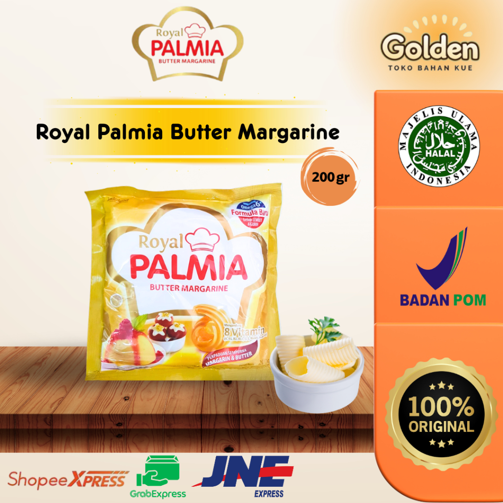 

Royal PALMIA Butter Margarine 200g Sachet / Royal PALMIA Original