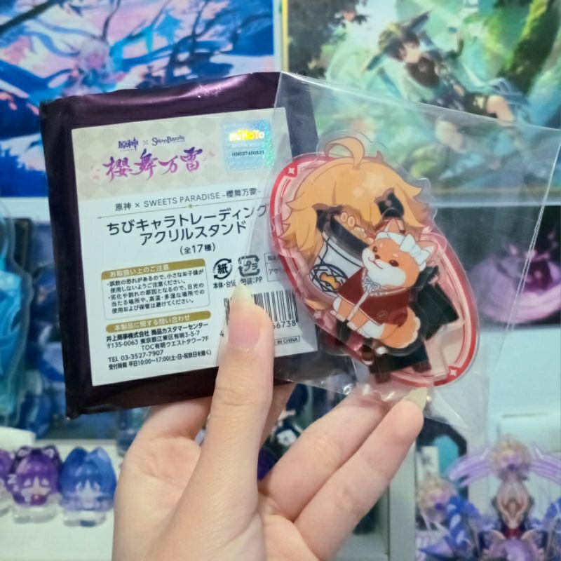 OFFICIAL standee thoma genshin x suipara / sweets paradise