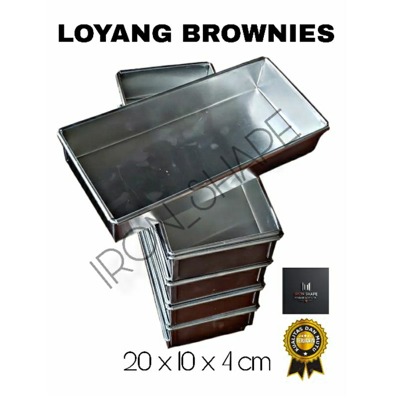 LOYANG BROWNIES 20X10X4CM Aluminium 0.5mm