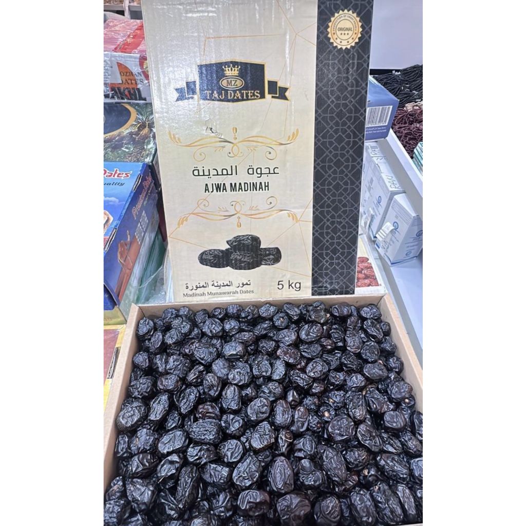 

Kurma Nabi/Kurma Premium Ajwa madinah super GRADE A ukuran 5kg