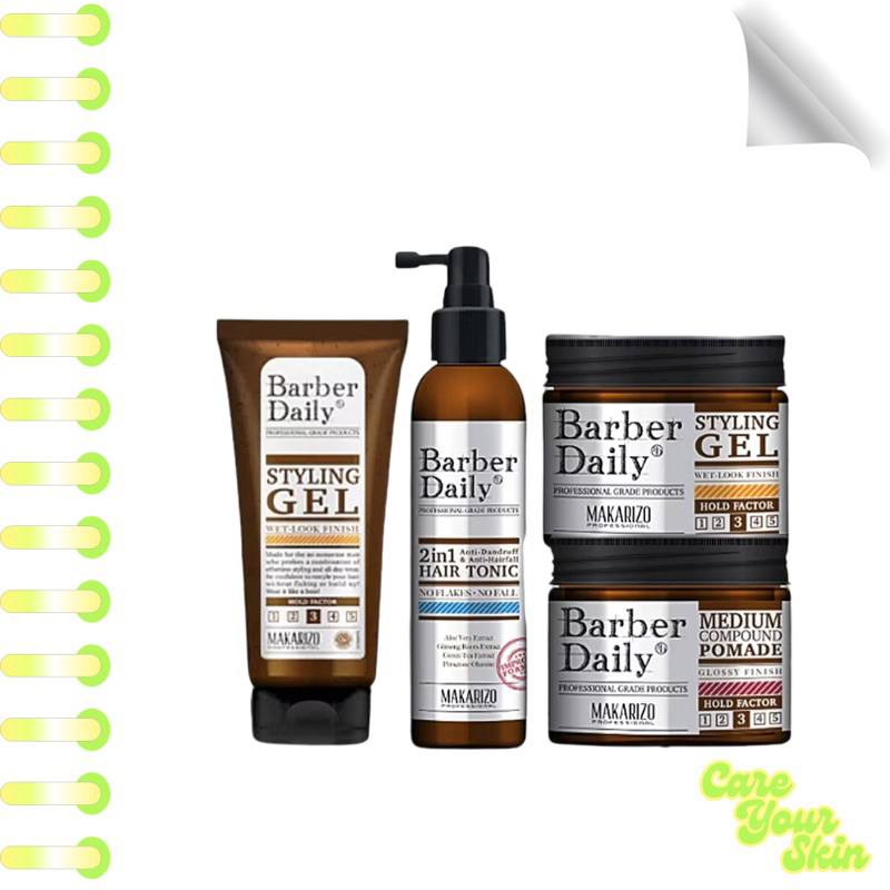 MAKARIZO Barber Daily Series Pomade | Styling Gel | Hair Tonic