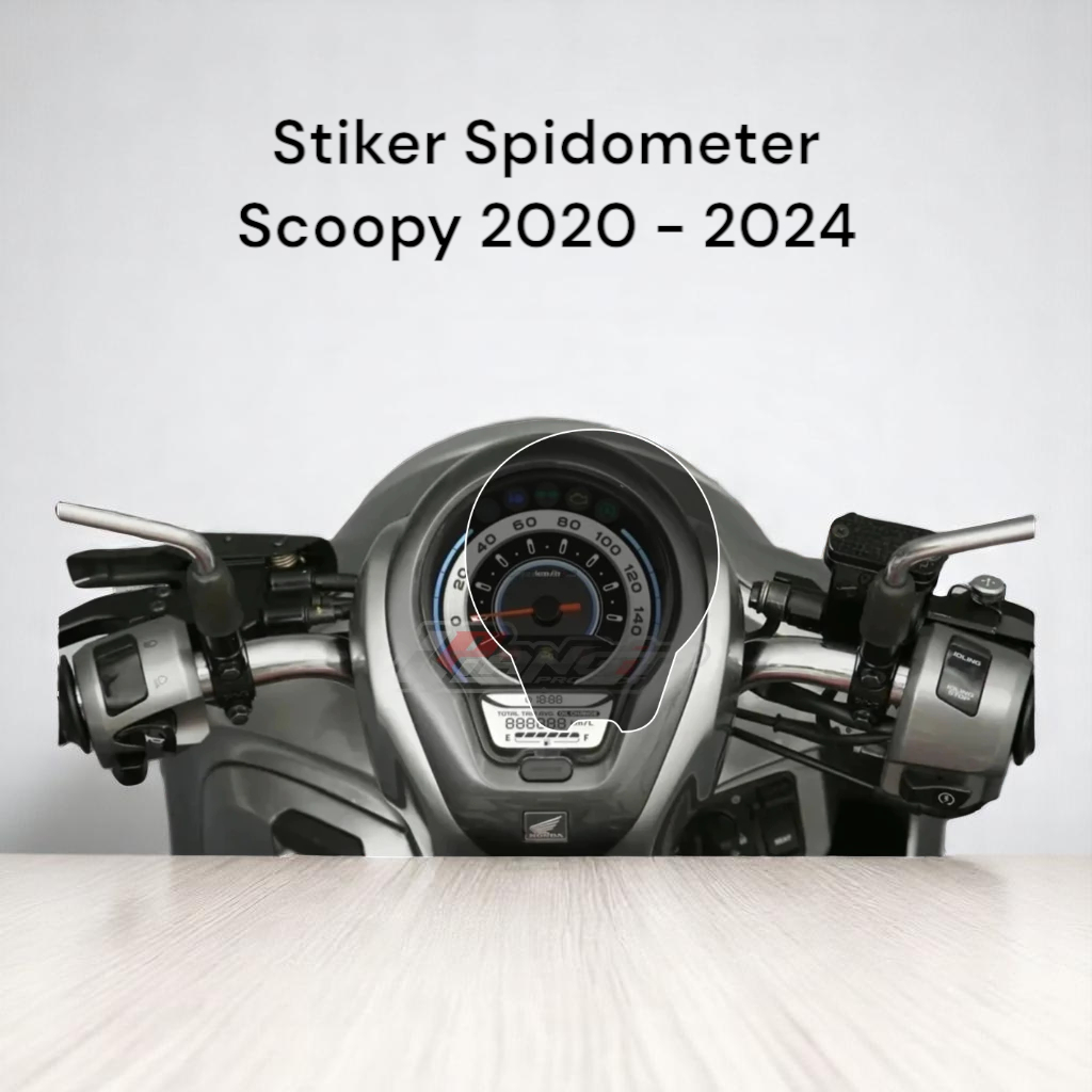 Stiker Pelindung Spidometer Scoopy 2020 - 2024