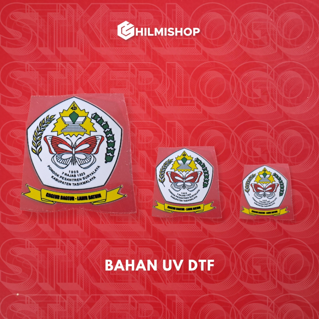 

Setiker Logo Suryalaya Bahan UV DTF Ukuran 22x21cm