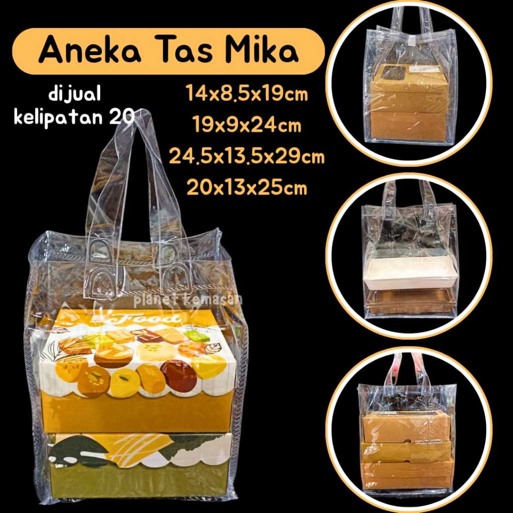 

[KELIPATAN 20] tas mika bening transparan tas mika pvc polos goodie bag hampers gift bag kantong souvenir ulang tahun briedsmaid transparan bening tas mika pvc polos kantong mika hampers bag