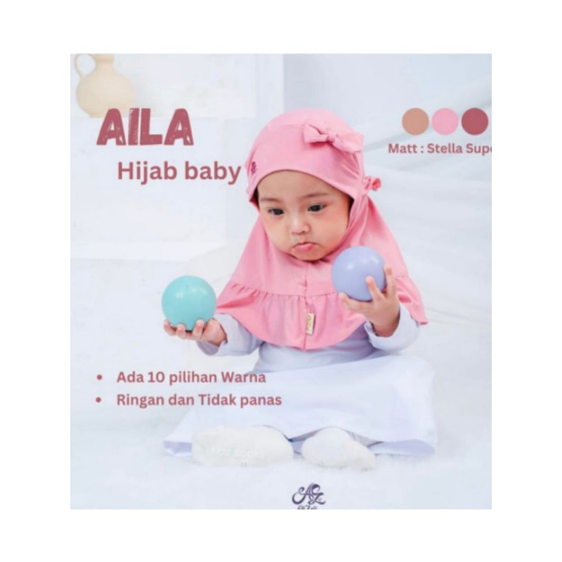 Jilbab / Hijab / Kerudung instan anak Aila baby