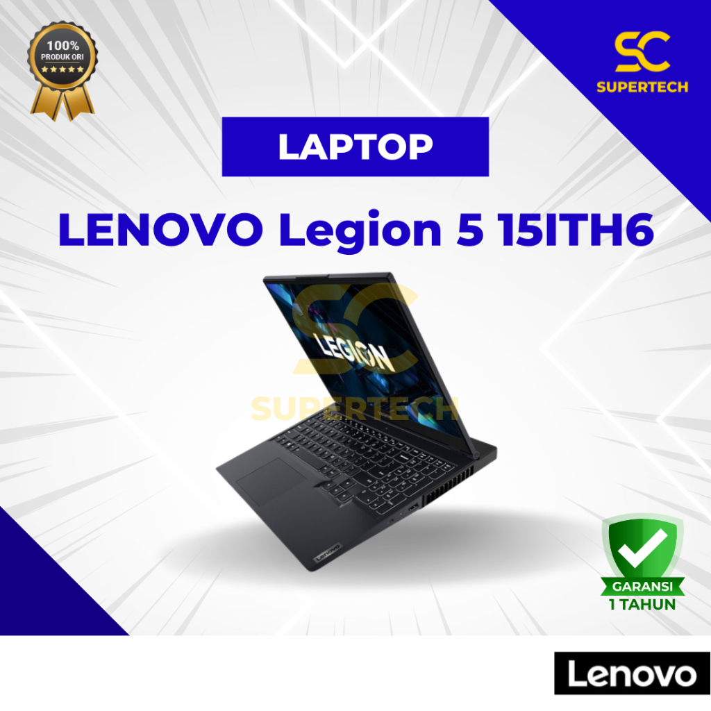LENOVO Legion 5 15ITH6-82JH001CID 15.6" i7-11800H 16GB 512SSD W10