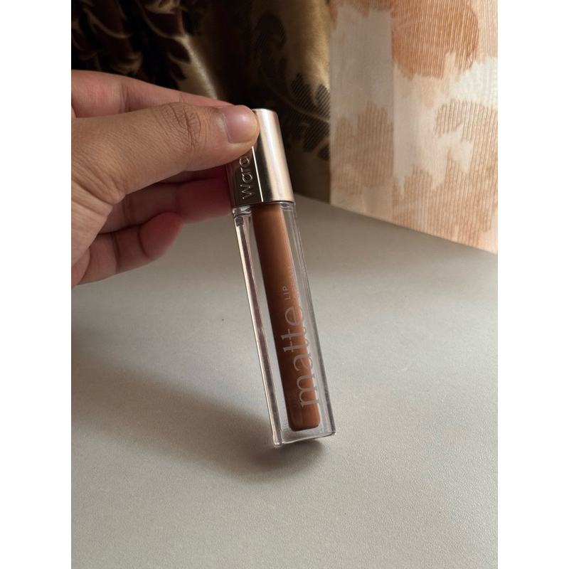 preloved wardah matte lip cream 21 creampuccino