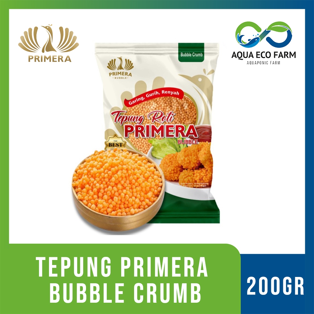 

[Aqua Eco Farm] Primera Bubble Crumbs / Tepung Roti / Tepung Bubble / Krispi Kemasan 200g / 500g