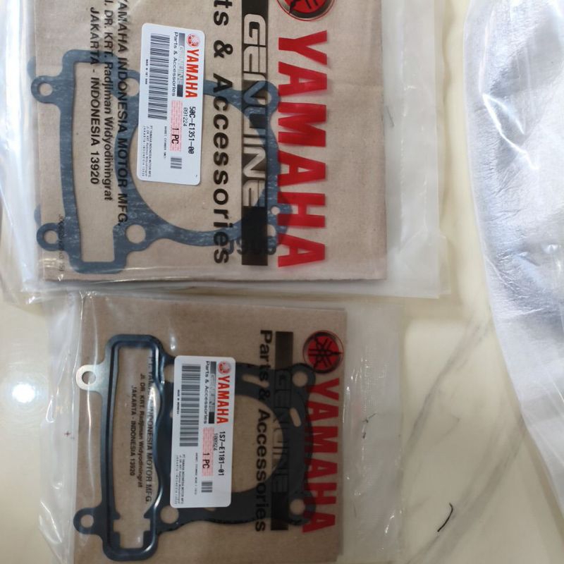 paking gasket blok silinder head silinder deksel Vixion old asli original YGP