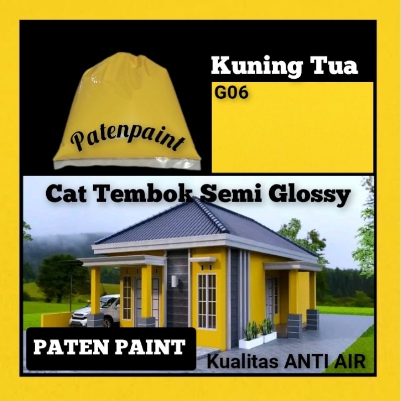 cat tembok glossy warna kuning cat tembok berminyak cat tembok kiloan cat tembok 1 kg