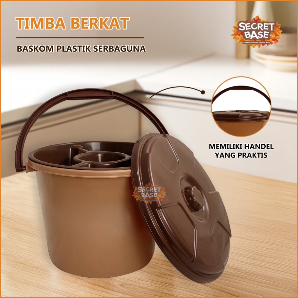 TIMBA BERKAT - Bonus Samir / Bakul Nasi / Ember Tong Bak / Baskom Plastik /Berkat Hajatan Unik