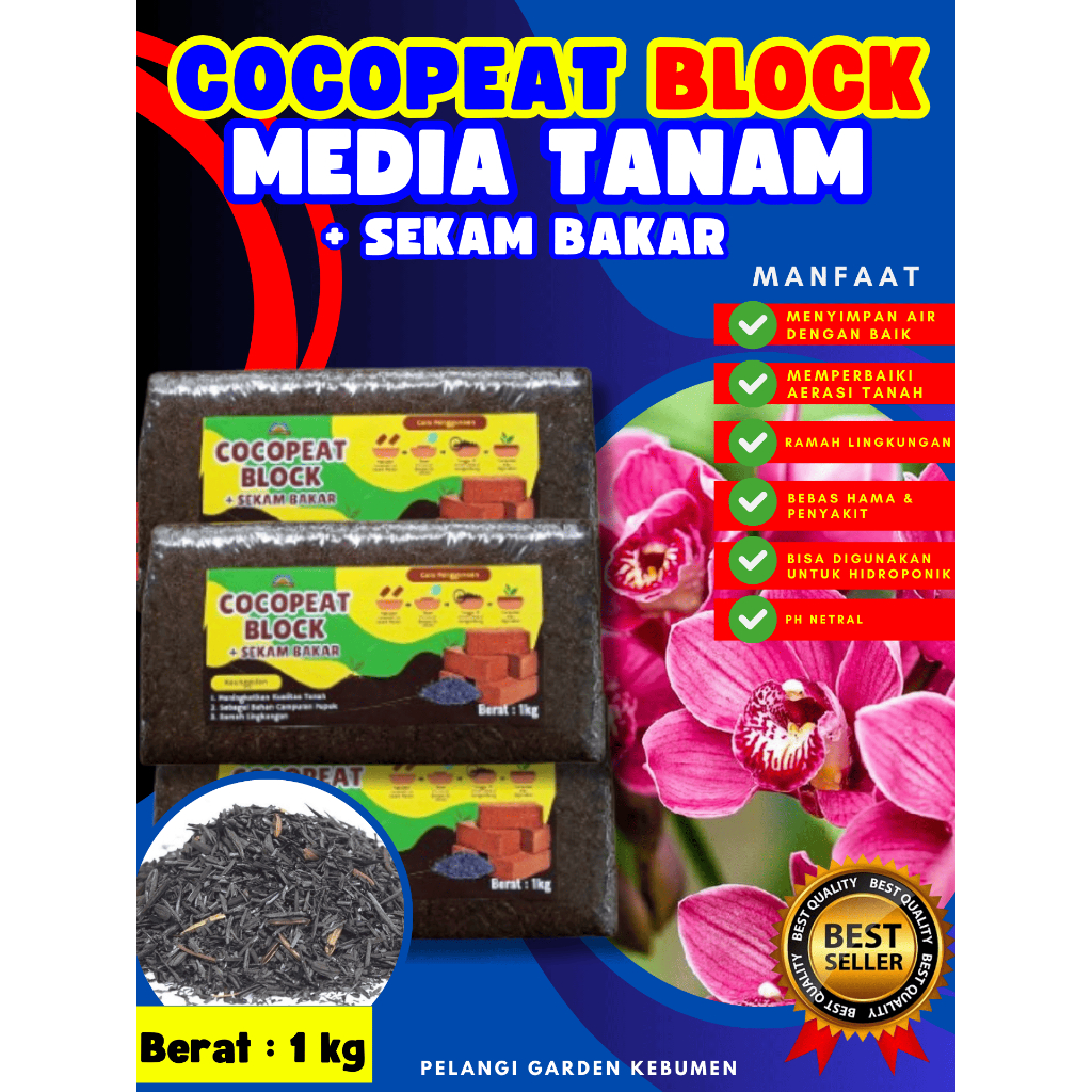 TERJANGKAU  Cocopeat Jumbo, Cocopeat Kasar, Cocopeat Kering