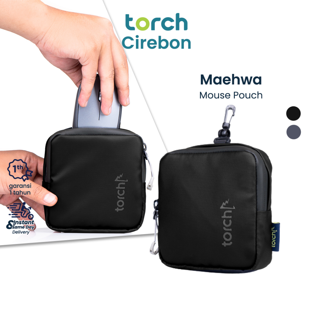 TORCH Mouse Pouch Kabel Handsfree - Travel Pouch Organizer Maehwa