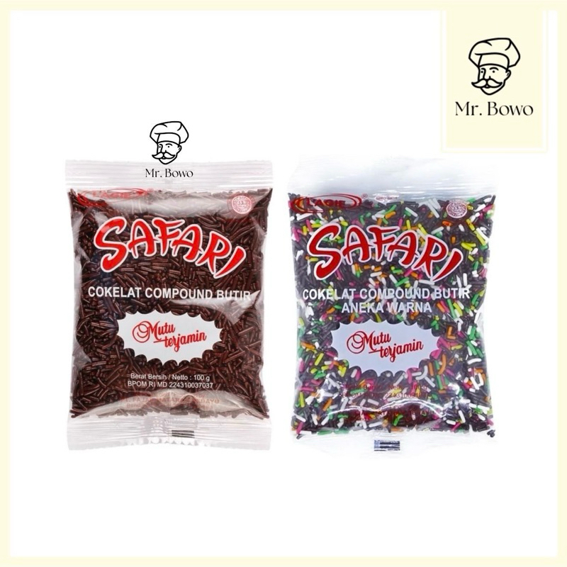 

Lagie Safari Ceres Cokelat Compound Butir (100g) (2 Varian Rasa)