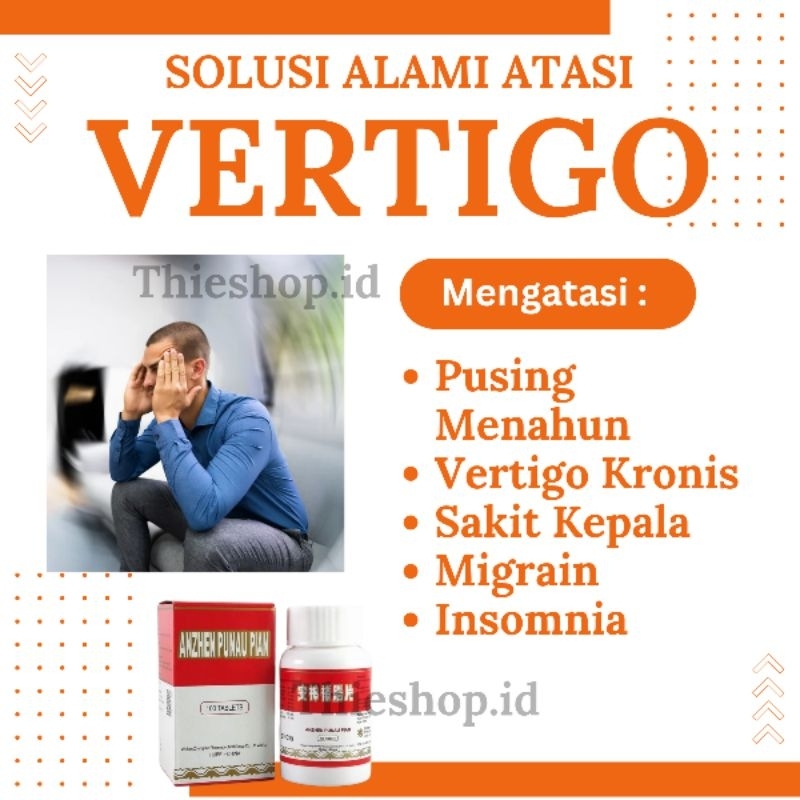 Obat Vertigo Sakit Kepala Menahun  Pusing Berputar Herbal Cina BPOM