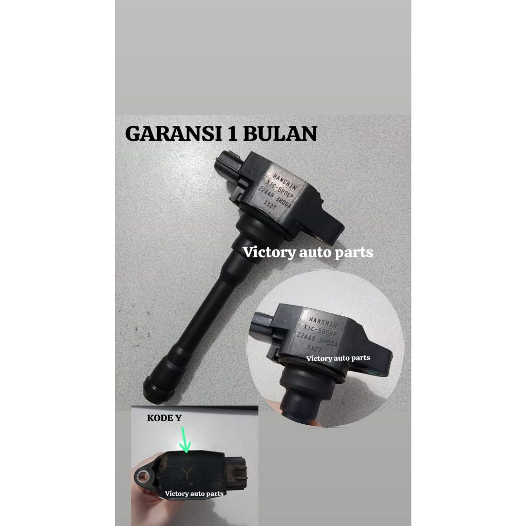 Koil coil nissan juke XIC-BB06P 22448 3HDOA 411 Livina evalia SEKEN COPOTAN ORI
