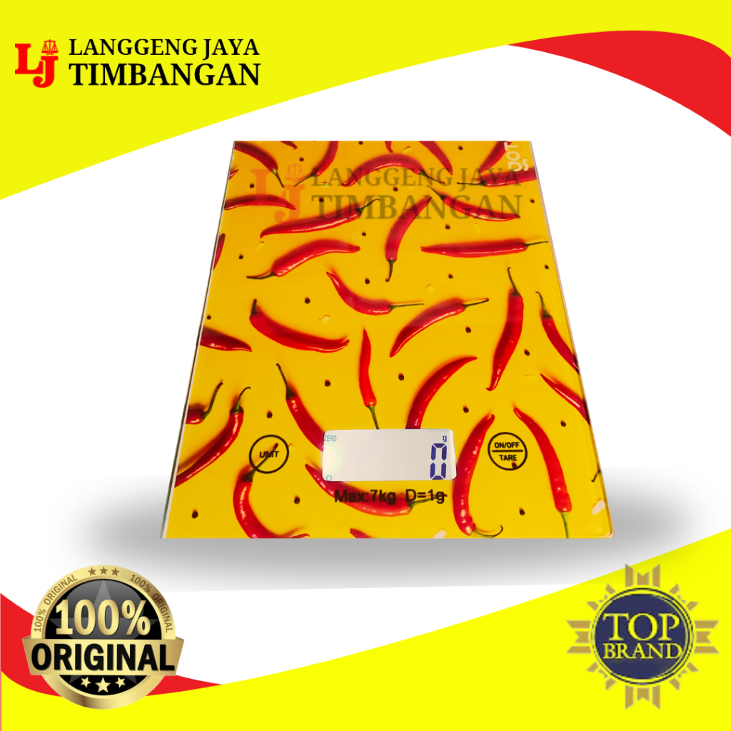 Timbangan Dapur Goto Crysta Yellow