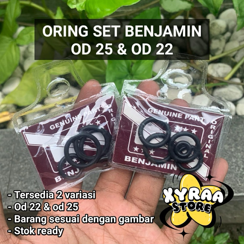 Sil set benjamin od25 - Oring set benjamin od22 - Seal set