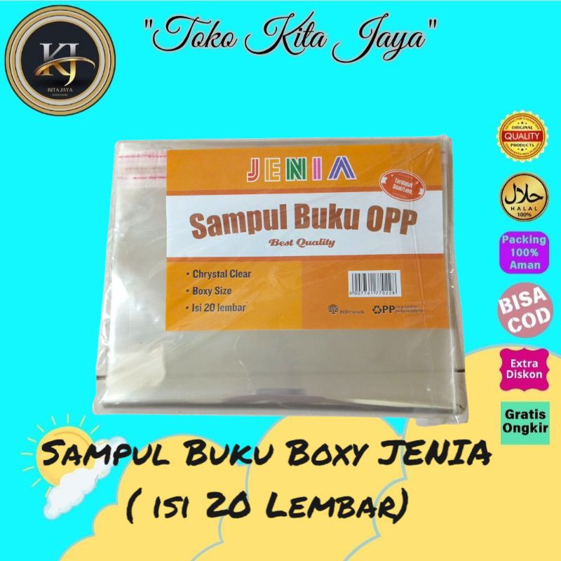 

Sampul Buku Plastik Boxy JENIA ( Isi 20 Lembar)