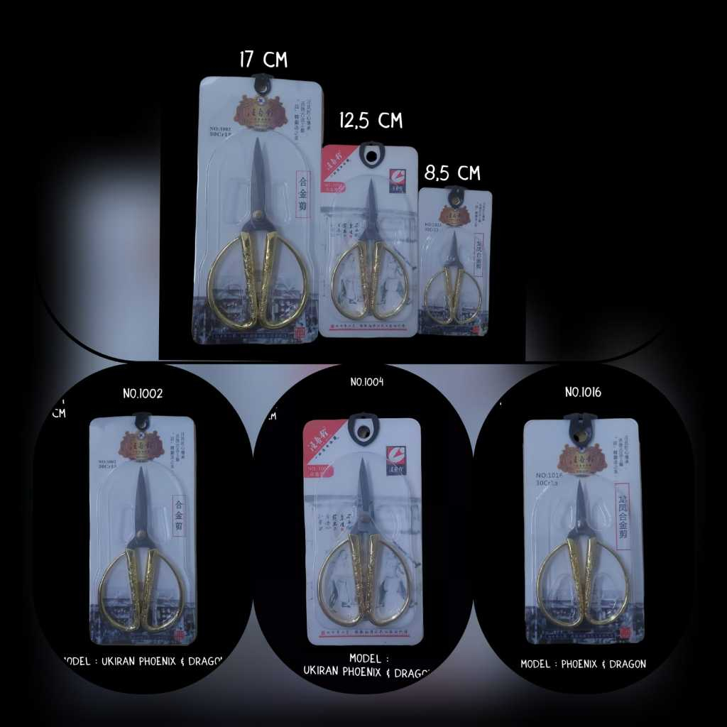 

Gunting Kodok Emas Antik dengan Ukiran Phoenix & Dragon/Gunting Ceremony Wedding and opening.