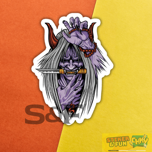 

Stiker Sticker Vinyl Laminasi SHIKI FUJIN Ukuran 8 Cm