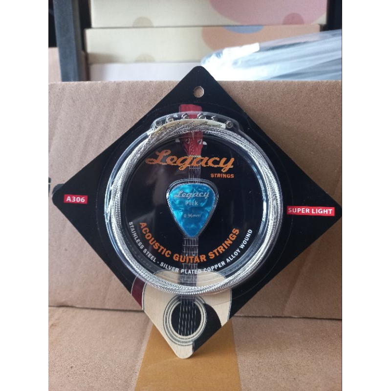 SENAR GITAR AKUSTIK UKURAN 0,11 ORIGINAL LEGACY SENAR GITAR AKUSTIK ELEKTRIK