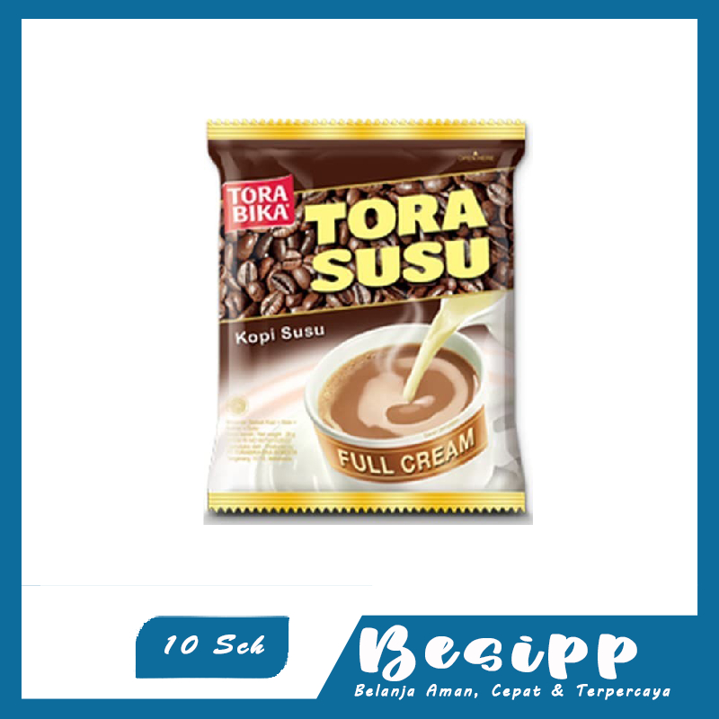 

Kopi Torabika Tora susu full cream isi (28 gr x 10 sachet)