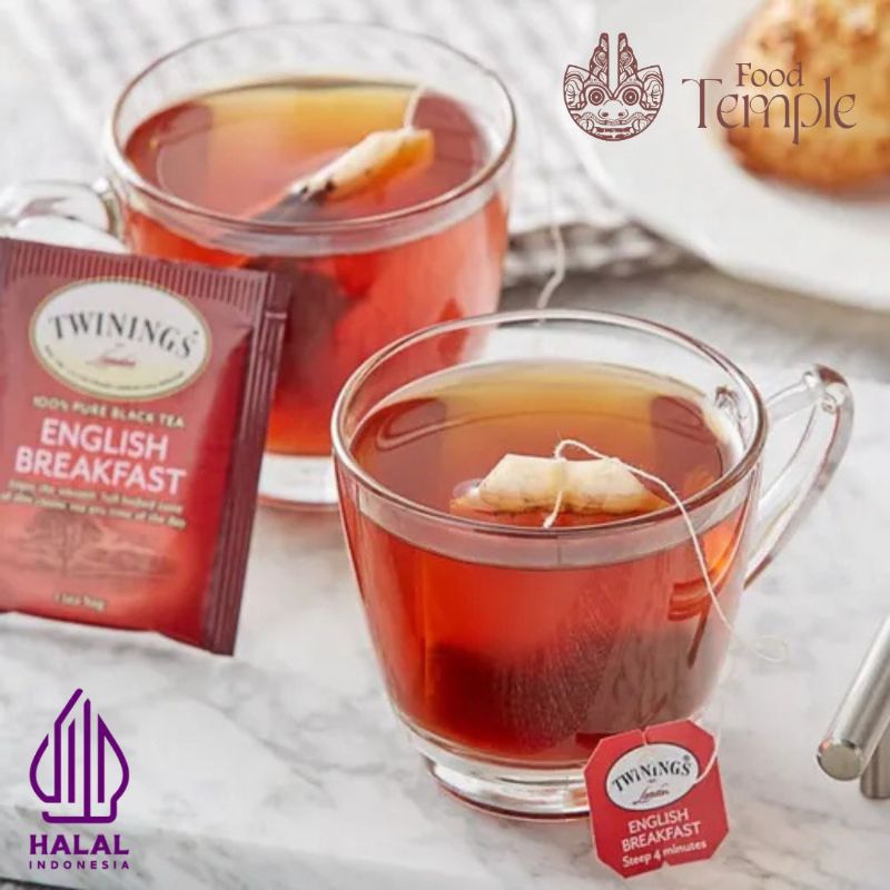 

Teh Tea Twinnings - English Breakfast Black Tea 25x2gr
