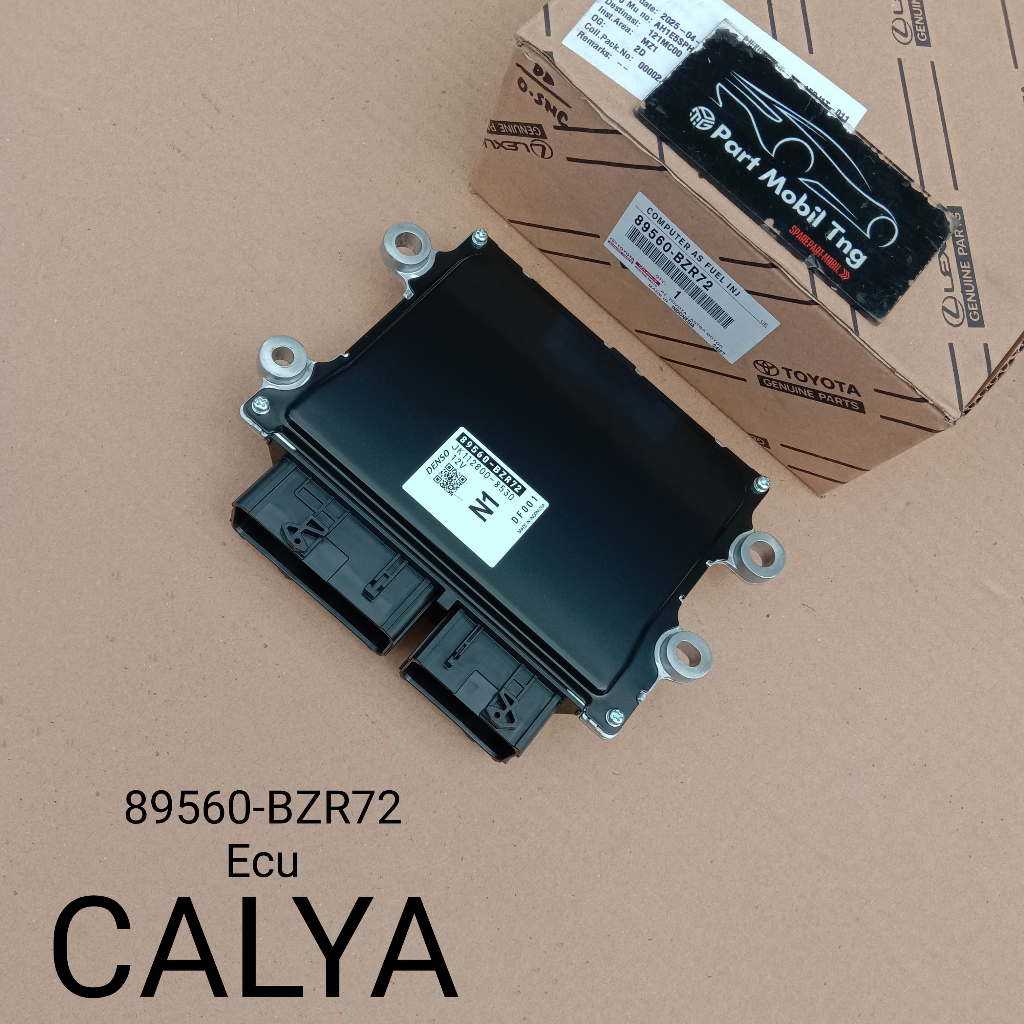 Ecu ECM Komputer Computer Toyota Calya Sigra 89560-BZR72 / BZR73Ori