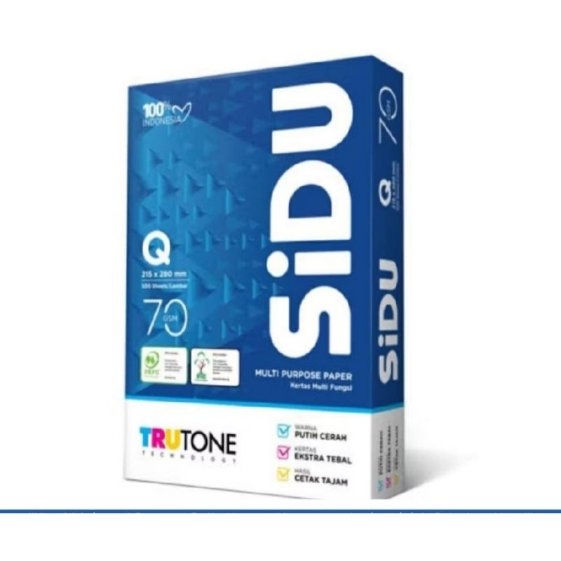 

HVS SIDU QUARTO 70GRAM