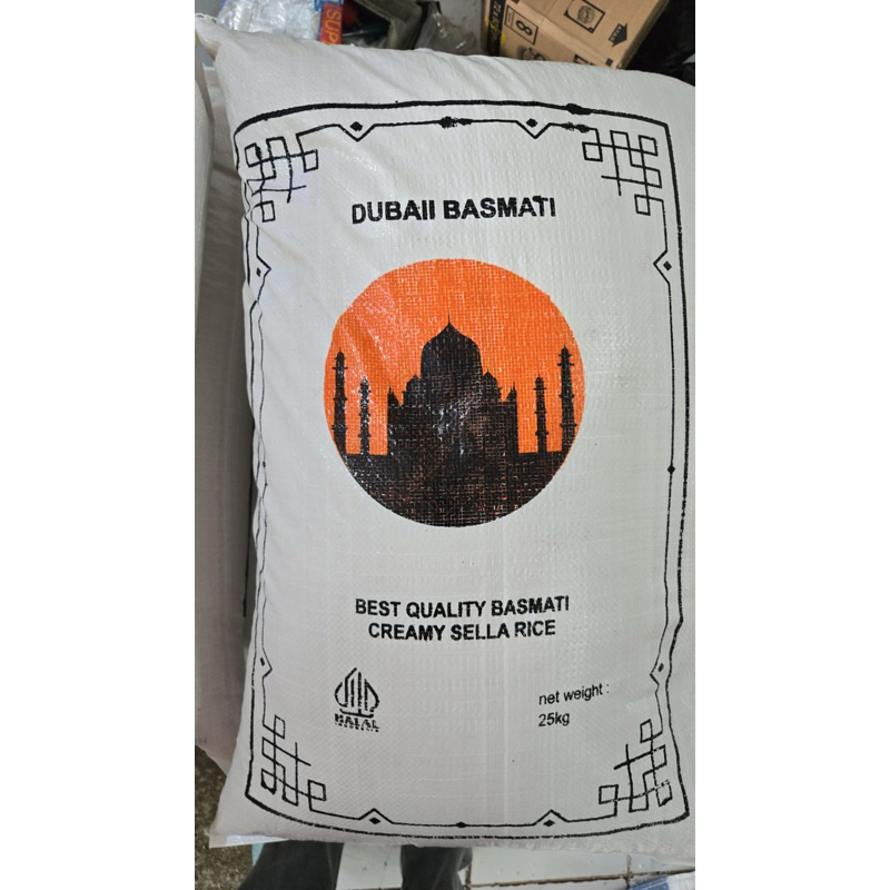 

Beras Basmati DUBAII Basmati Bulir Panjang 25Kg ORIGINAL NEW SEGEL