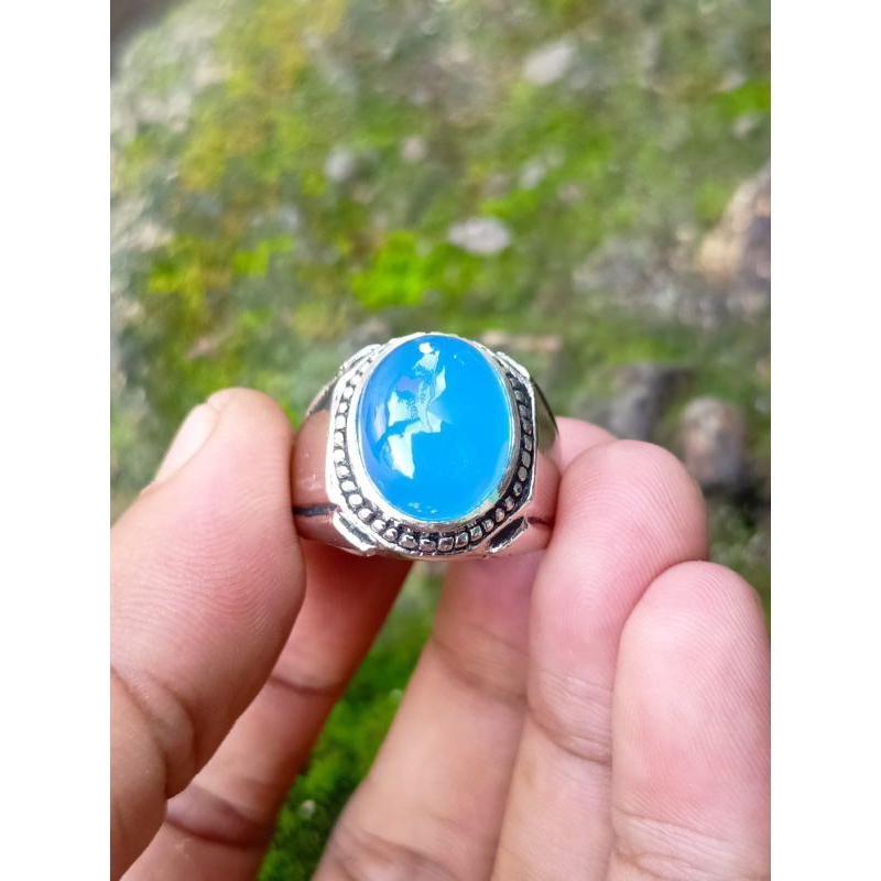 cincin akik blue sepirtus