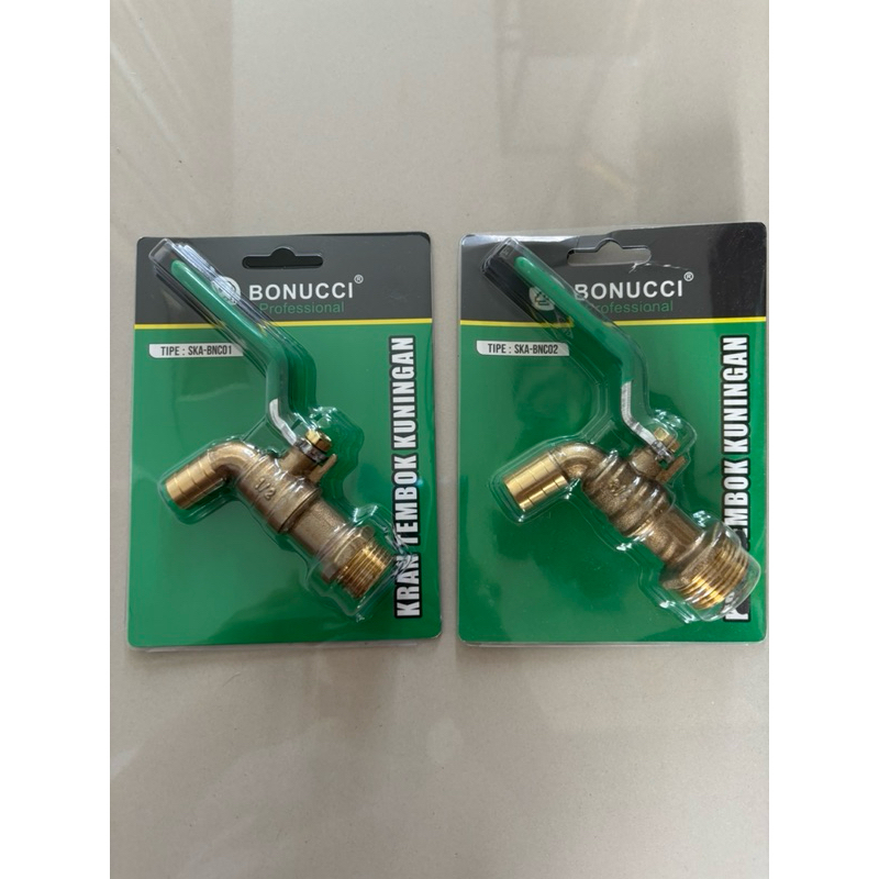 Kran Air Besi Kuningan "BONUCCI" 3/4 Inch