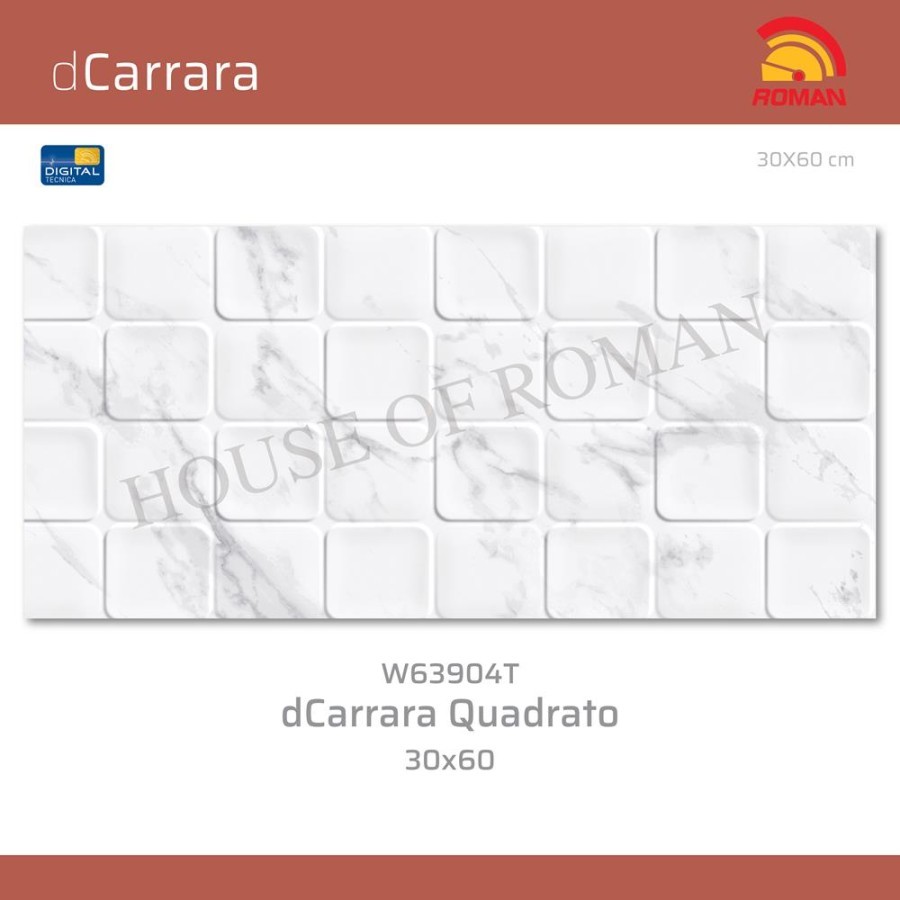 ROMAN KERAMIK dCarrara Quadrato 30x60T W63904T ROMAN KERAMIK