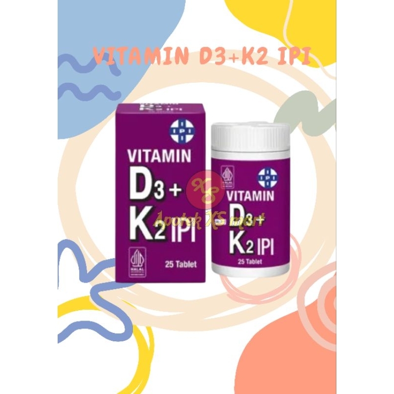 VITAMIN D3 PLUS K2 IPI - MEMBANTU MEMENUHI KEBUTUHAN VITAMIN D3 DAN VITAMIN K2