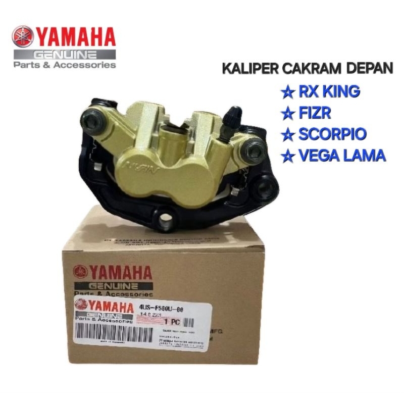 KALIPER CAKRAM DEPAN BAWAH RX KING SCORPIO FIZR VEGA LAMA ORIGINAL YAMAHA NISSIN