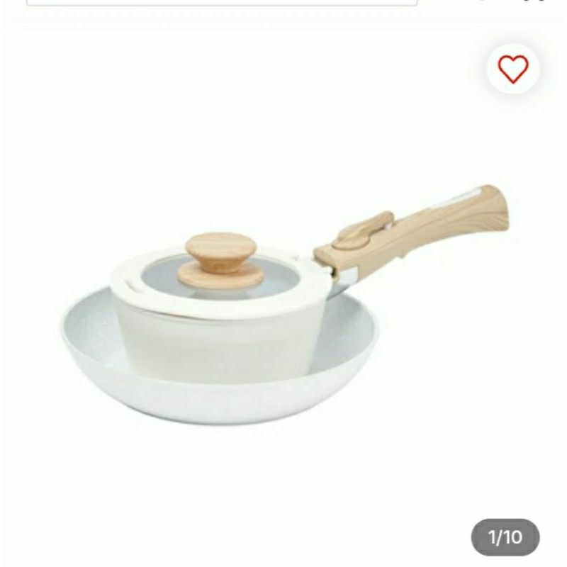 Kris Valerie Set Wajan Penggorengan & Panci Saucepan Detachable