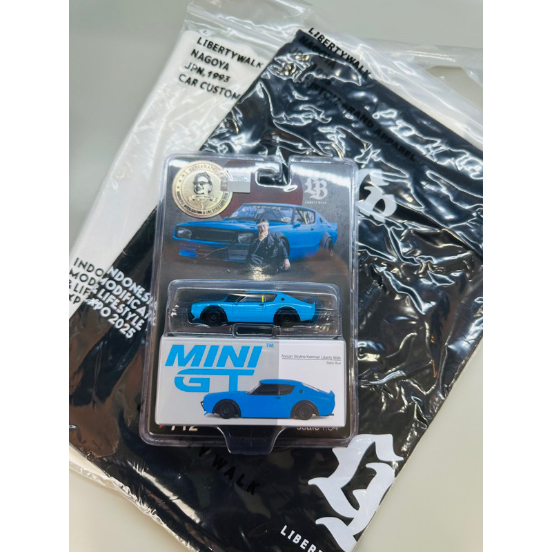 Mini GT No 712 Nissan Skyline Kenmeri LBWK Baby Blue IMX Semarang 2025 Event Exclusive