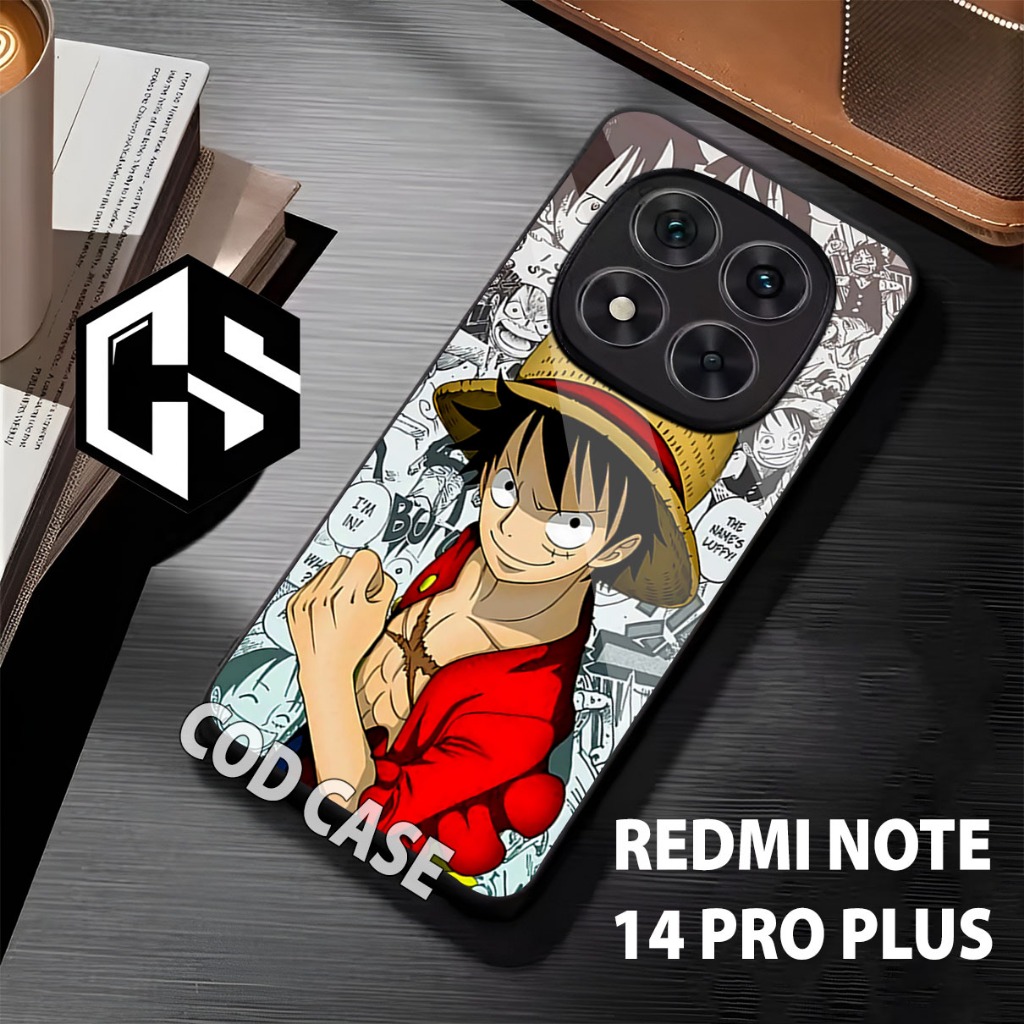 case Hp REDMI NOTE 14 PRO PLUS/motif anime/casing redmi note 14 pro plus 5g/casing/softcase/glitter/