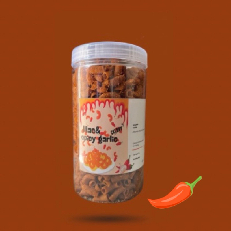 

MAKARONI PEDAS BAWANG PUTIH (MAC&SPICY GARLIC) KEMASAN TOPLES 1000 ML