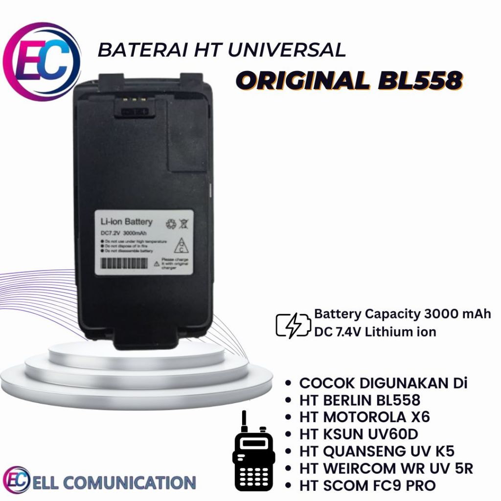 JUAL BATETAI BATRE HT SCOM TX3 TX 3 ORIGINAL BATERAI HT TEXAS TX3 3000 mAh ORIGINAL
