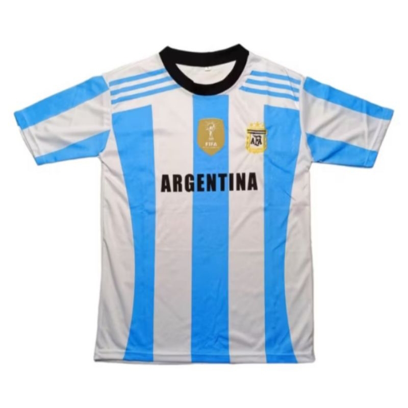 jersey kaos baju timnas argentina white